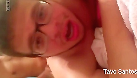 Smoking-haved and creampie