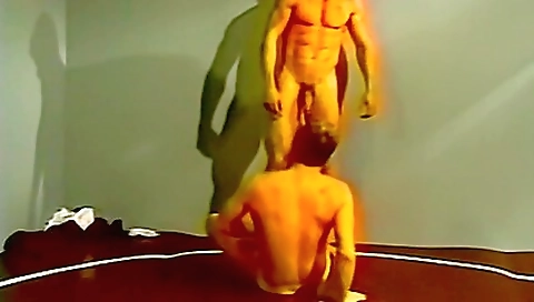 Sexy dark brown gets her pussy drilled by a dildo