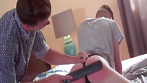 The trainer gets her pussy eaten