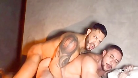 Maria and his friend at the pool