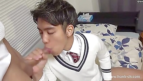 Mila asian milf gets fucked by a huge dildo